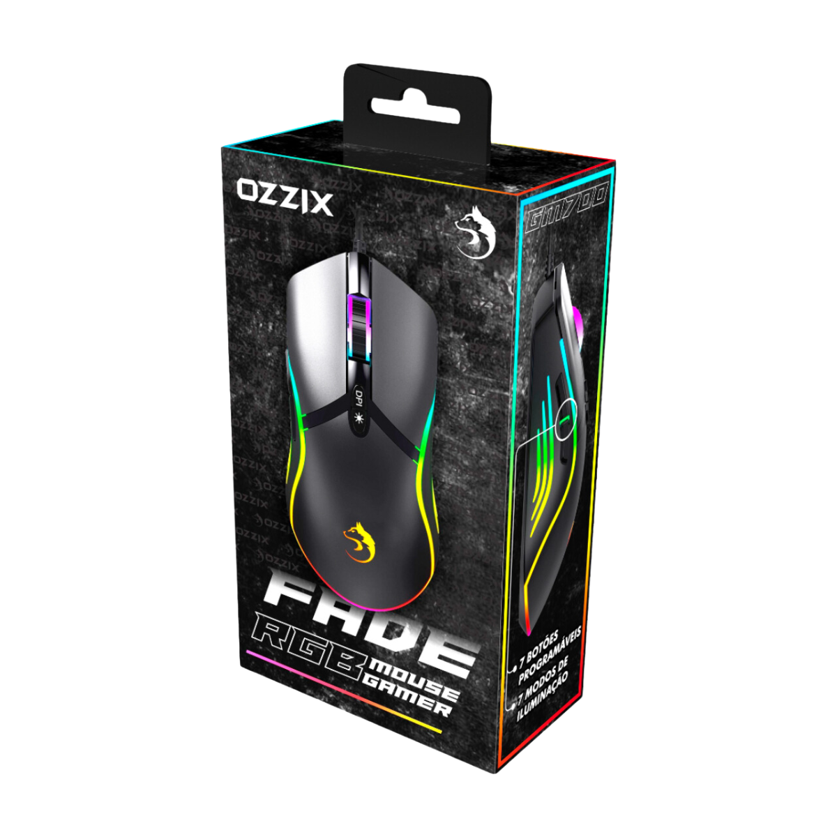 Mouse Gamer Ozzix - 8000 DPI