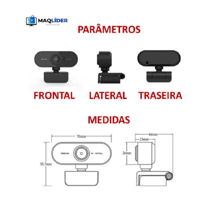 Webcam Full HD - 360° - e-CyberShop