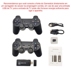 Game Stick Retrô Ultra - (+35 mil jogos) - e-CyberShop